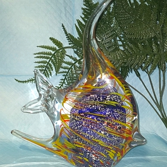 Spectacular VINTAGE Blown Glass Tropical Fish 🐠 - Picture 1 of 7
